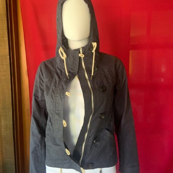 Abercrombie & Fitch Jackets & Blazers - Abercrombie and Fitch Navy Short Jacket